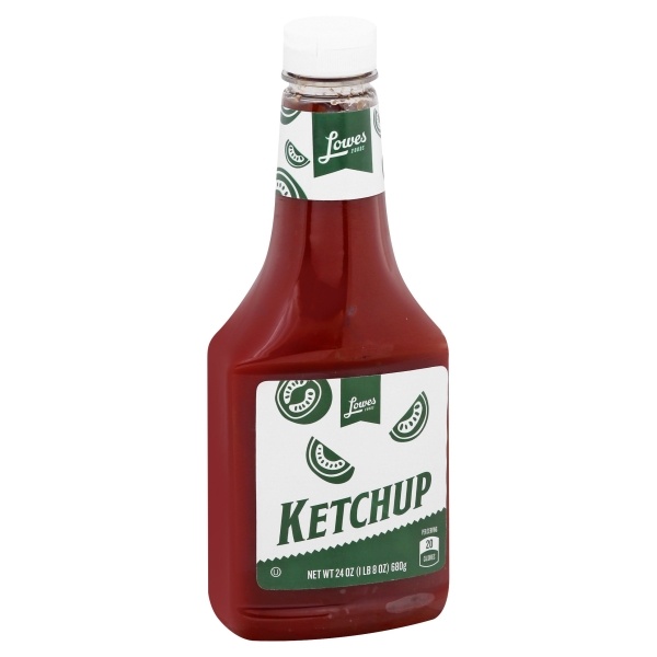 slide 1 of 1, Lowes Foods Ketchup, 24 oz