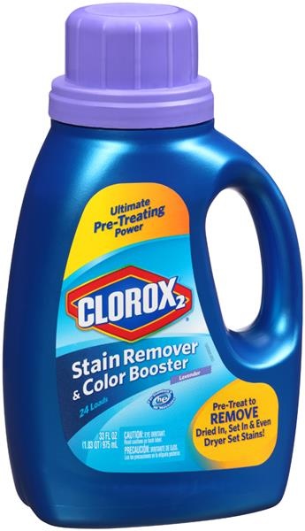 slide 1 of 1, Clorox 2 Lavender Stain Remover & Color Booster, 33 oz