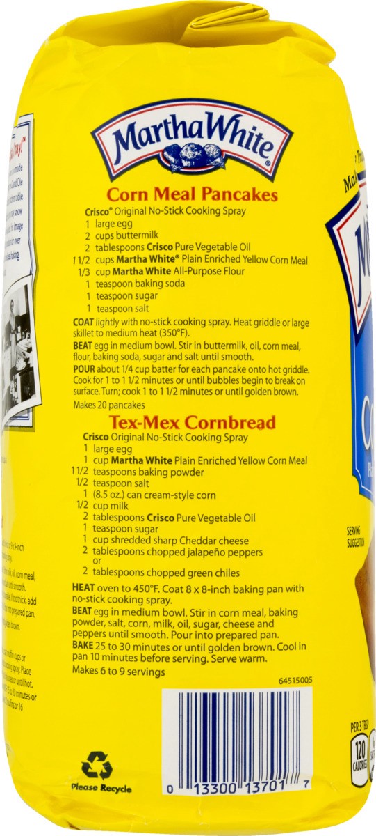 slide 4 of 9, Martha White Yellow Corn Meal, 5 lb