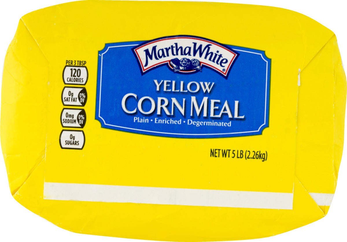 slide 3 of 9, Martha White Yellow Corn Meal, 5 lb