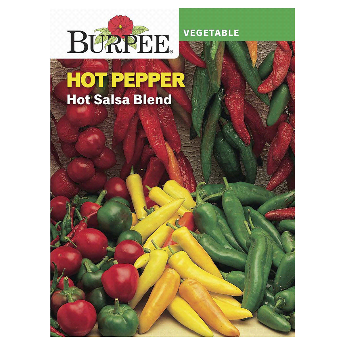 slide 1 of 1, Burpee Hot Blend Hot Pepper Seeds, 750 mg