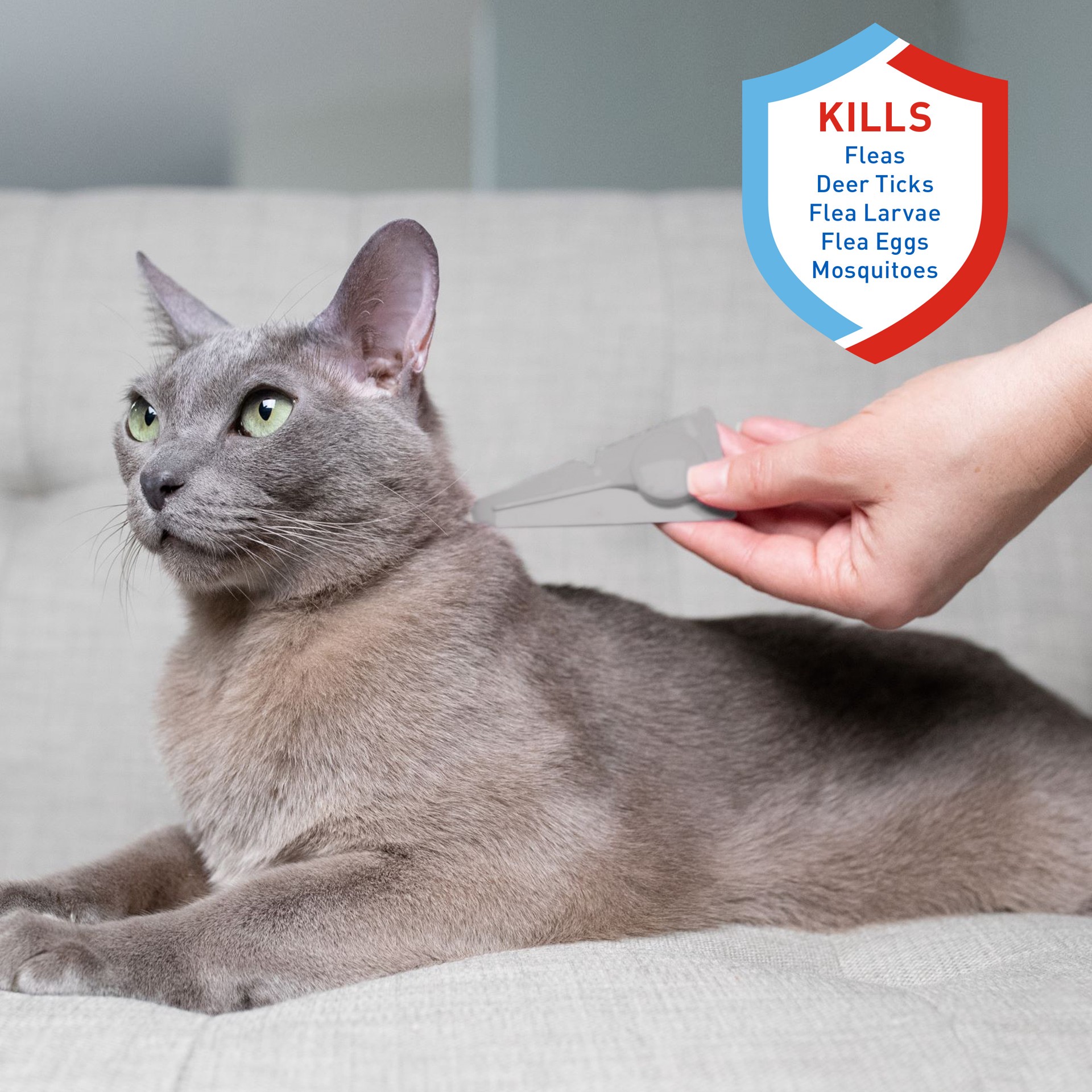 slide 5 of 8, Adams Flea And Tick Cats Under 5Lb, 1 ct