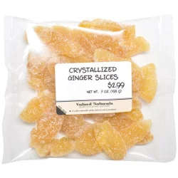 Valued Naturals Crystallized Ginger Slices Prepriced - 7 oz