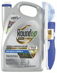 Roundup 1gal Dual Action Weed and Grass Killer with 4 Month Preventer RTU Sure Shot Wand