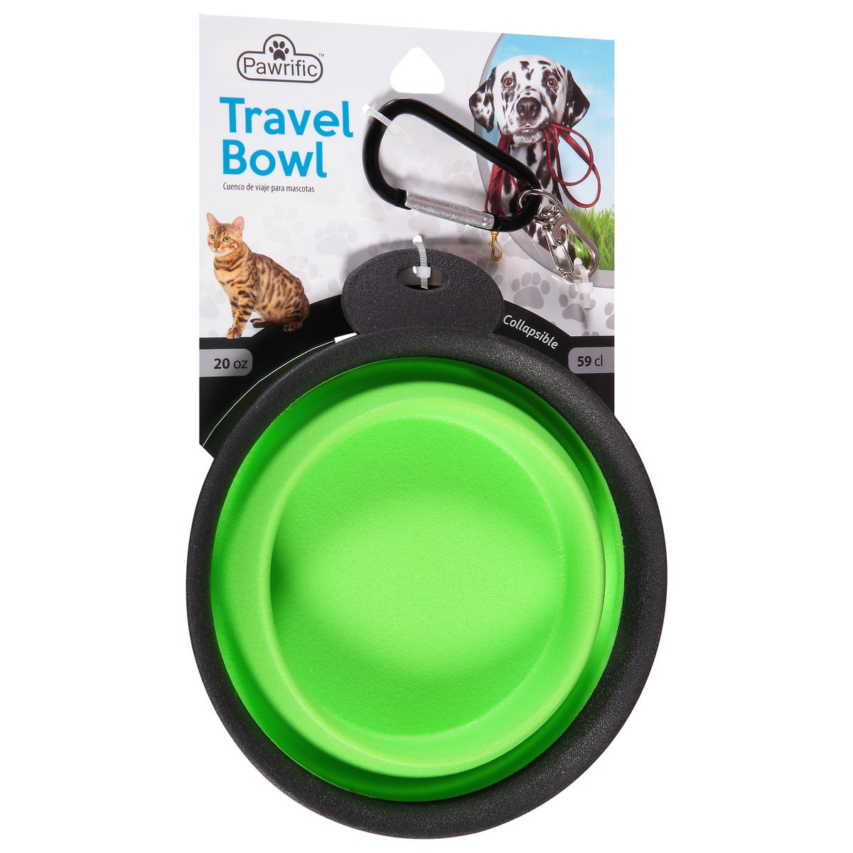 slide 2 of 9, Pawrific New Collapsible Pet Bowl, LG