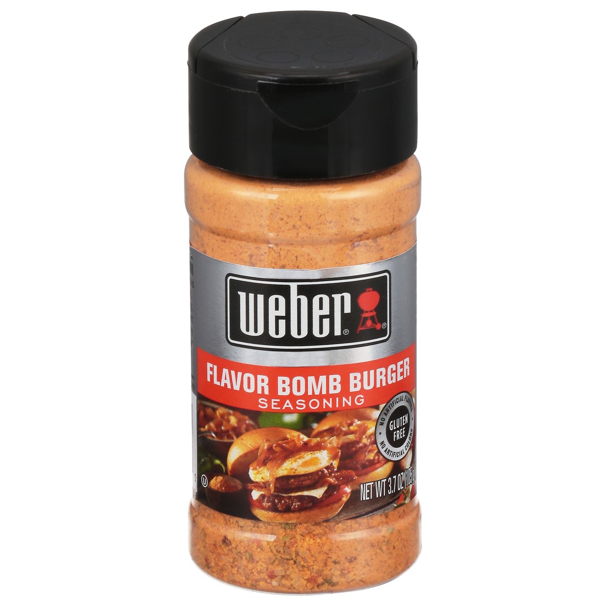slide 12 of 12, Weber Flavor Bomb Burger Seasoning, Kosher, Gluten Free, 3.7 oz, 3.7 oz