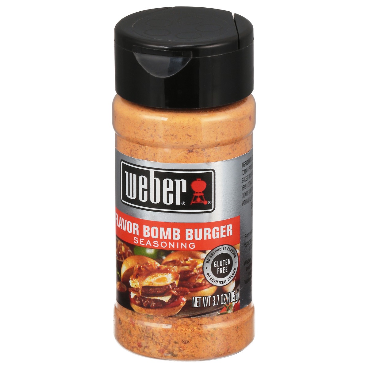 slide 7 of 12, Weber Flavor Bomb Burger Seasoning, Kosher, Gluten Free, 3.7 oz, 3.7 oz