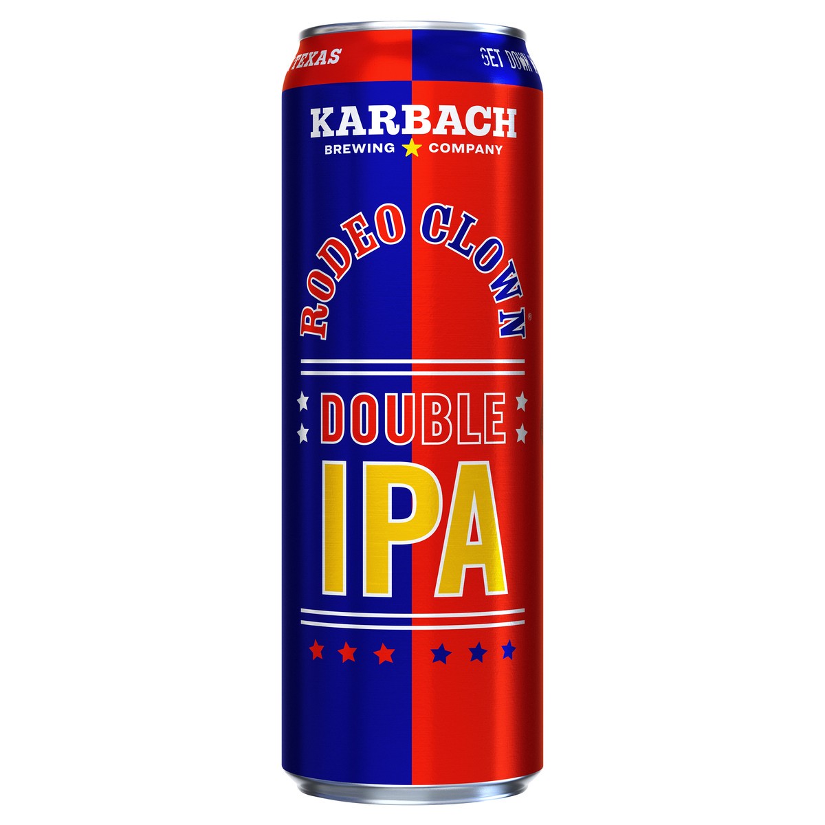 slide 2 of 2, Karbach Brewing Co. Brewing Company Rodeo Clown Double IPA, 19.2 fl. oz. Can, 19 fl oz
