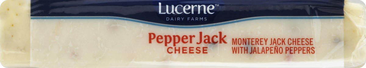 slide 4 of 5, Lucerne Dairy Farms Lucerne Cheese Pepper Jack, 8 oz