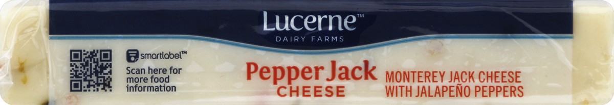 slide 5 of 5, Lucerne Dairy Farms Lucerne Cheese Pepper Jack, 8 oz