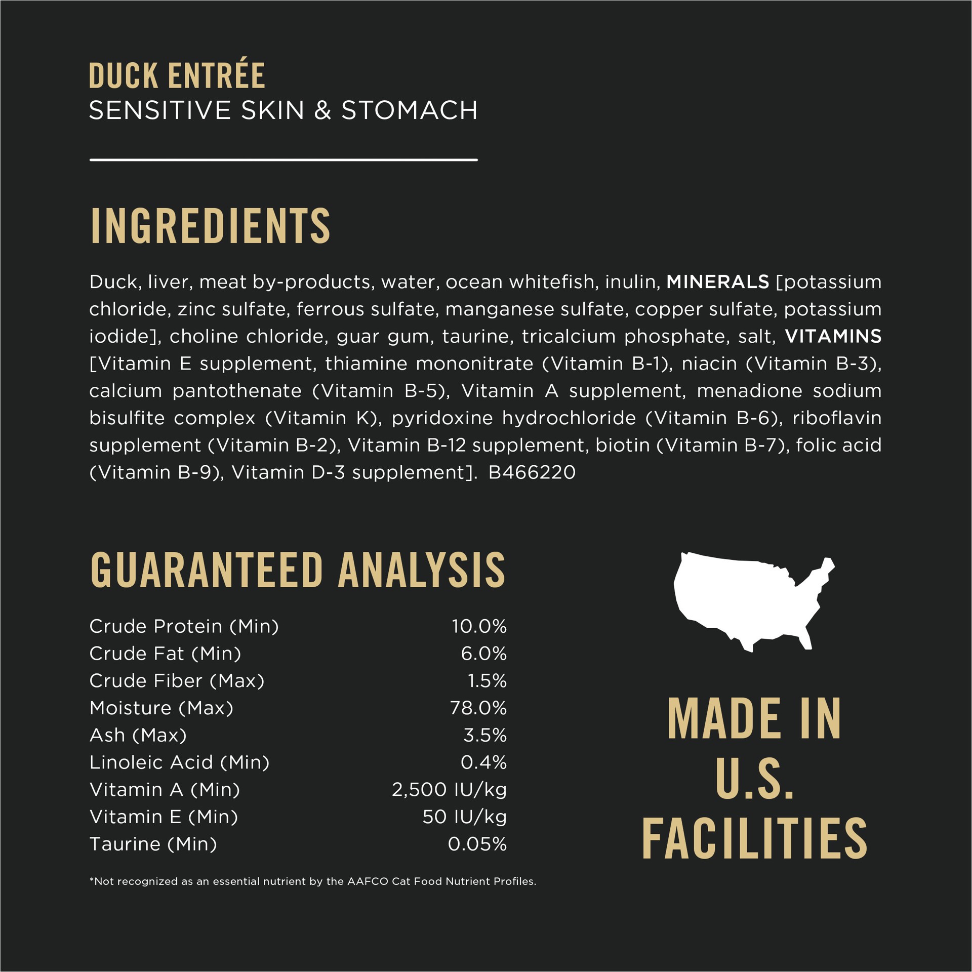 slide 6 of 7, Purina Pro Plan Sensitive Skin and Stomach Wet Cat Food Variety Pack, Duck and Artic Char Entrees, 4.5 lb