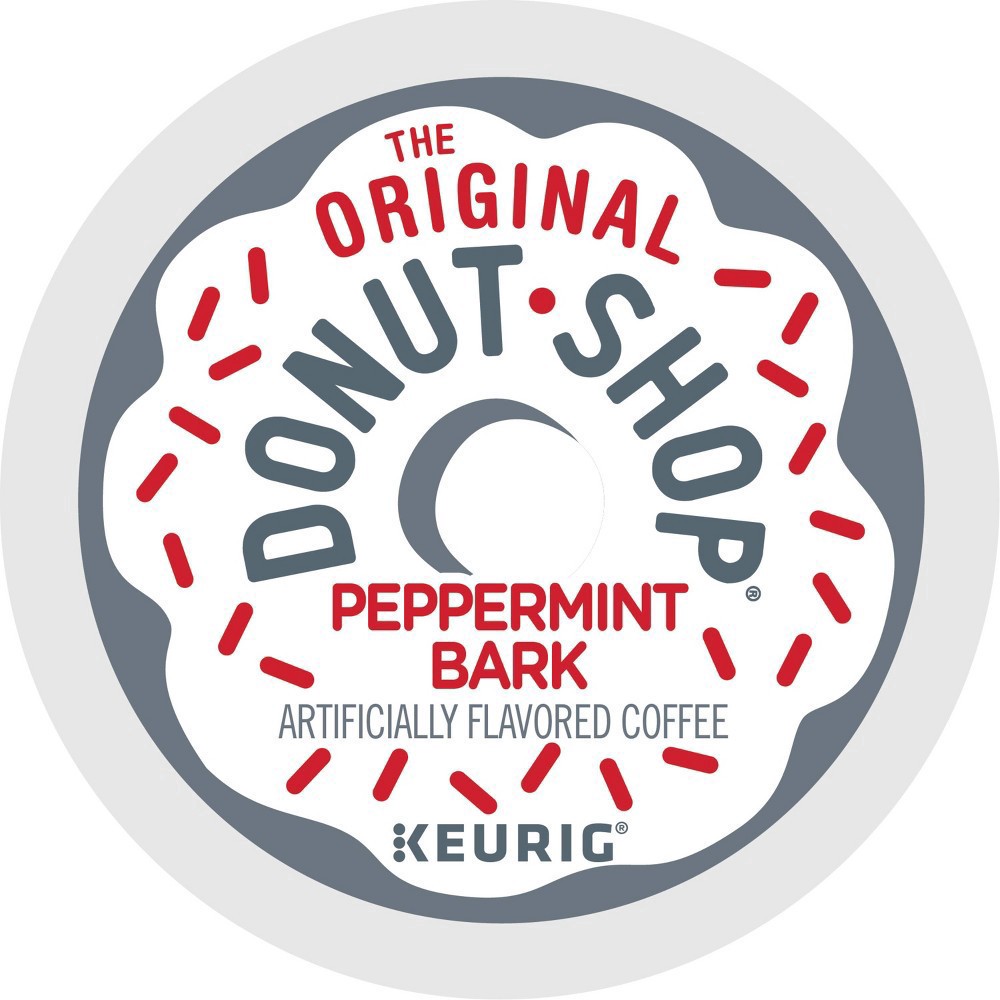 slide 8 of 8, The Original Donut Shop Peppermint Bark Keurig Single-Serve K-Cup Pods, Light Roast Coffee- 24 ct, 24 ct