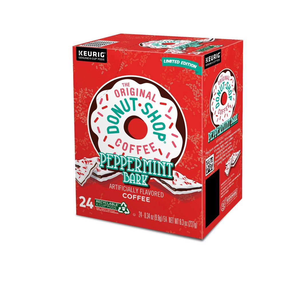 slide 2 of 8, The Original Donut Shop Peppermint Bark Keurig Single-Serve K-Cup Pods, Light Roast Coffee- 24 ct, 24 ct