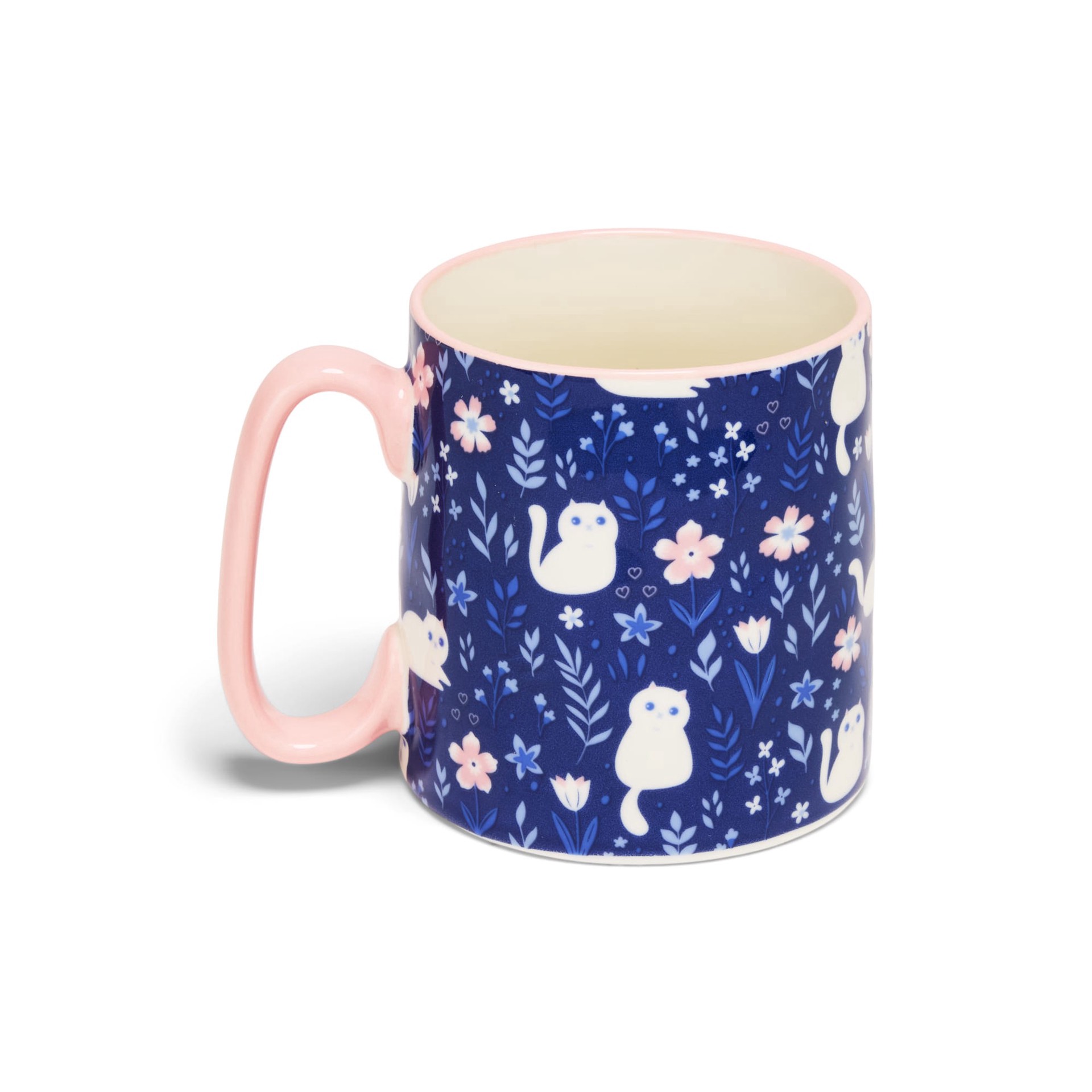 slide 1 of 1, 10 Strawberry Street Bella Curious Kitty Mug, 1 ct