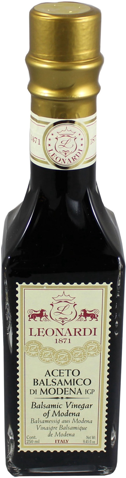 slide 1 of 1, Leonardi Aceto Balsamico Di Modena Igp, 8.45 oz