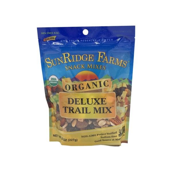 slide 1 of 1, SunRidge Farms Organic Deluxe Trail Mix, 8 oz