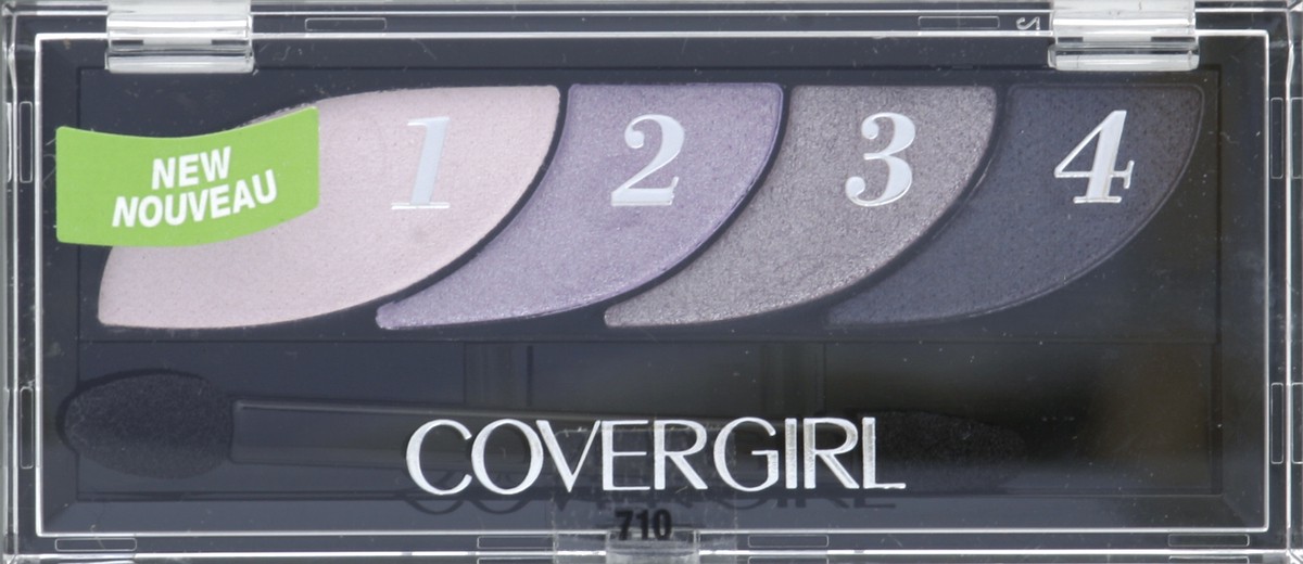 slide 4 of 4, Covergirl Eye Shadow Quad 710 Va-Va Violets, 0.06 oz