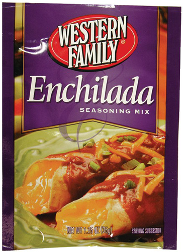 slide 1 of 1, Western Family Enchilada Mix, 1.25 oz