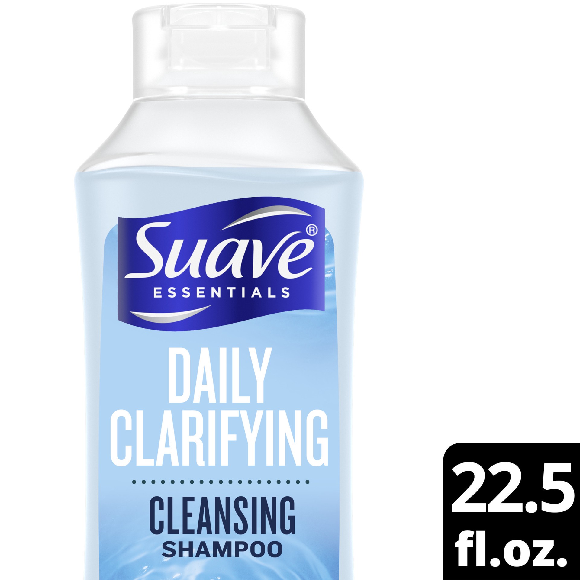 slide 1 of 13, Suave Essentials Cleansing Shampoo, Daily Clarifying To Remove Excess Oil and Build Up, Shampoo with a Long Lasting Fragrance 22.5 oz, 22.5 oz