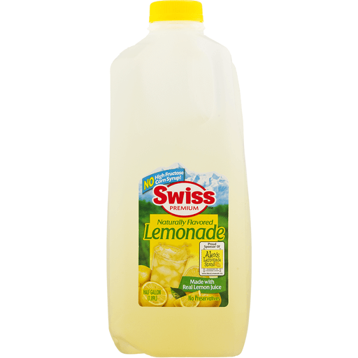 slide 4 of 9, Swiss Premium Lemonade, Half Gallon - 1/2 gal, 1/2 gal