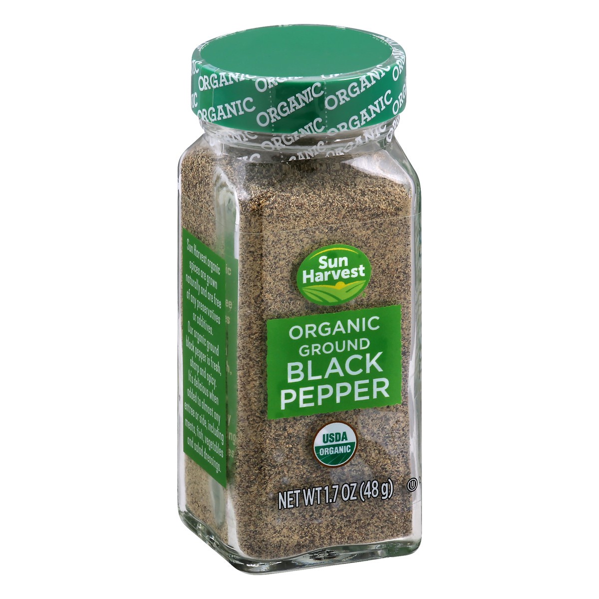 slide 7 of 11, Sun Harvest Sh/Ot Organic Ground Black Pepper, 1.7 oz