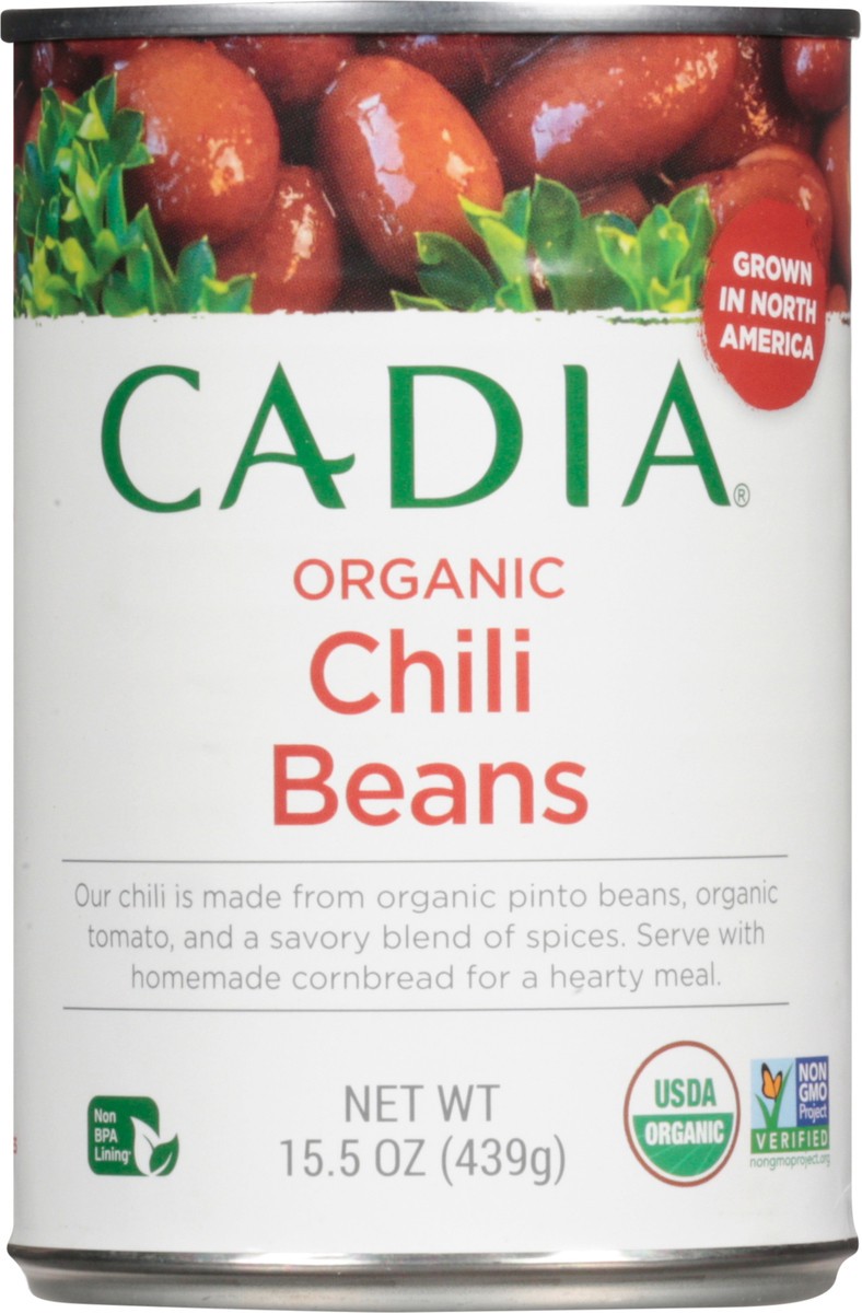 slide 8 of 13, Cadia Organic Chili Beans 15.5 oz, 15.5 oz
