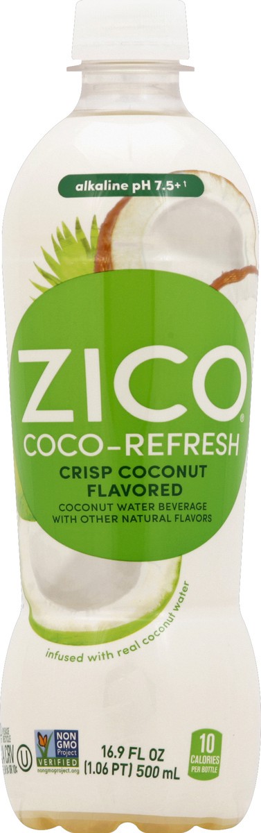slide 4 of 4, Zico Coconut Coconut Water Beverag, 16.9 fl oz