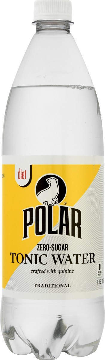 slide 6 of 9, Polar Diet Traditional Tonic Water 1 lt, 1 l