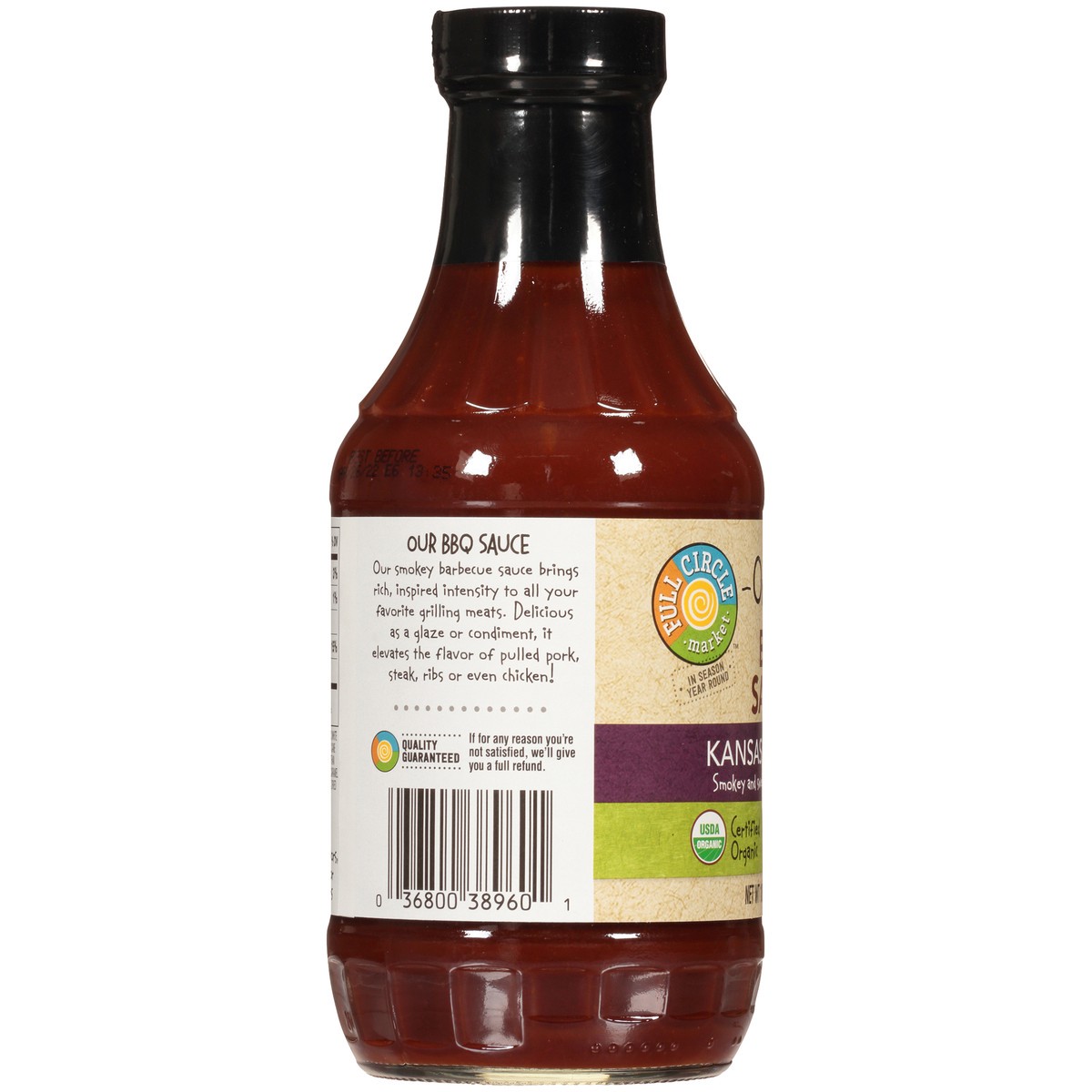 slide 4 of 9, Full Circle Market Kansas City Style Bbq Sauce, 18 oz