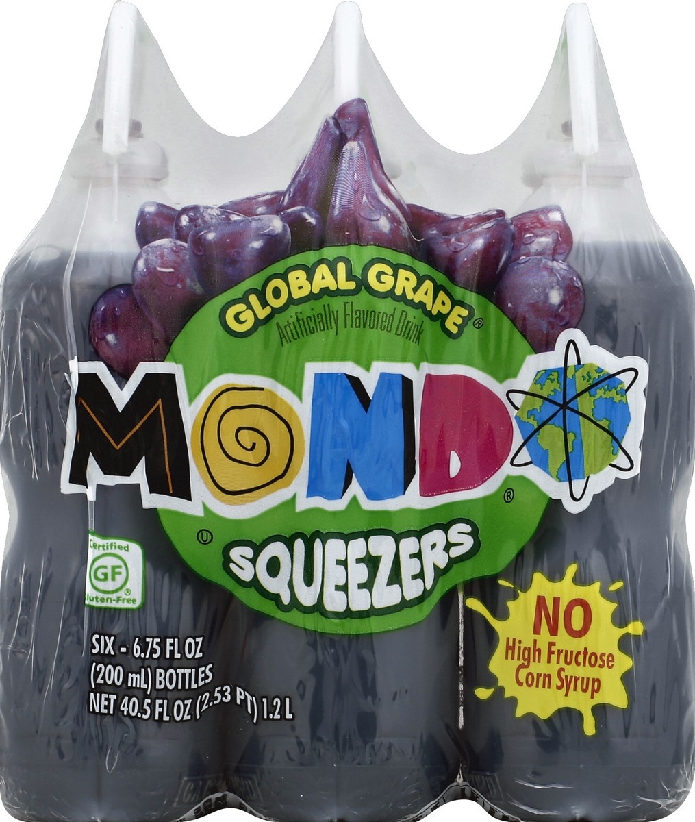 slide 4 of 4, Mondo Fruit Squeezers Global Grape - 6 ct; 8 oz, 6 ct; 8 oz