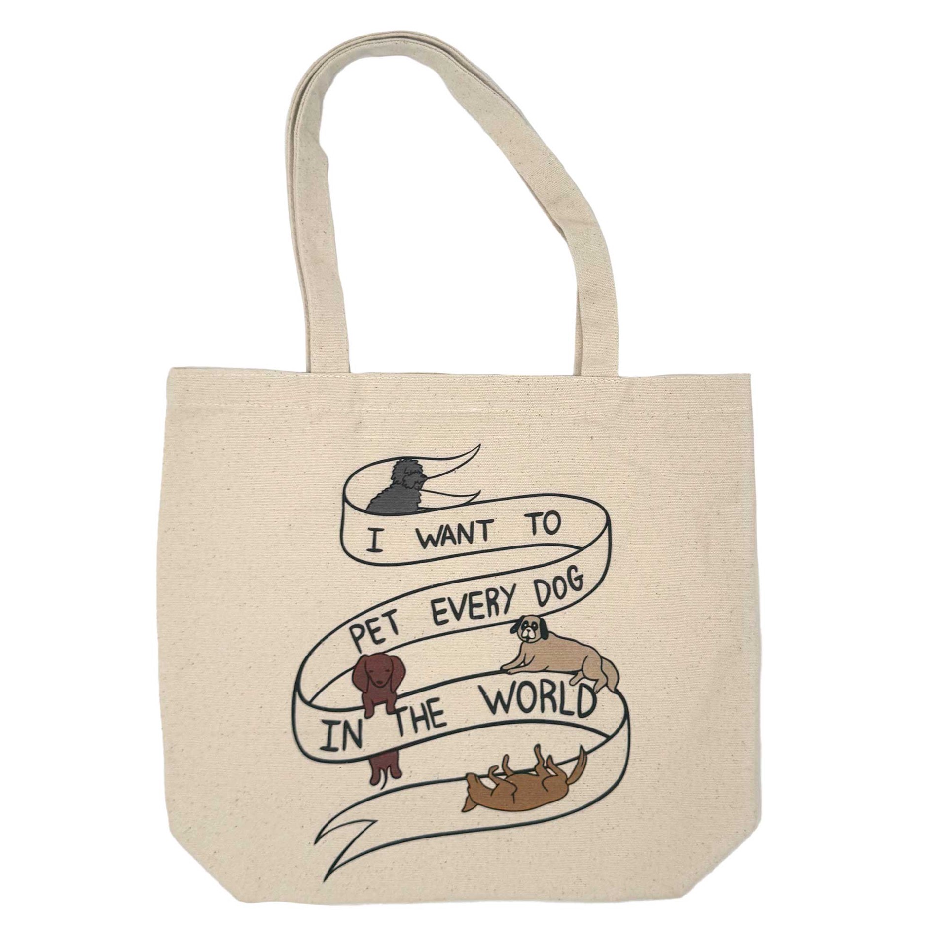 slide 1 of 1, Zanden Pet Every Dog Natural Tote Bag, 1 ct