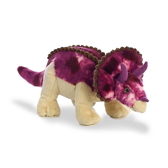 slide 1 of 1, Aurora World Triceratops Plush Toy - Purple, 1 ct