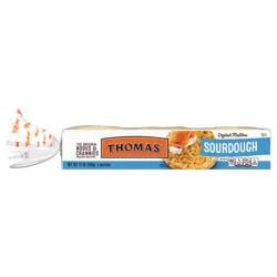 Thomas' Sourdough English Muffins, 6 count, 12 oz