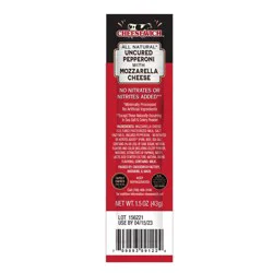 Cheesewich Uncured Pepperoni with Mozzarella String Cheese