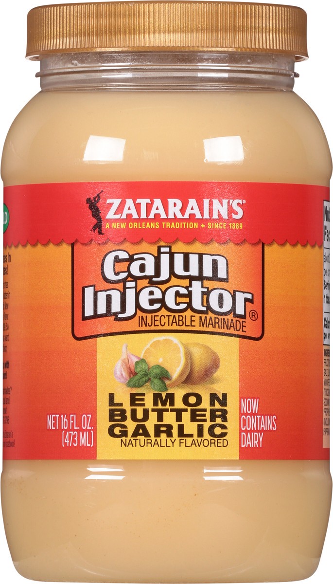 slide 2 of 14, Zatarain's Cajun Injectors Marinade Lemon Butter, 16 oz
