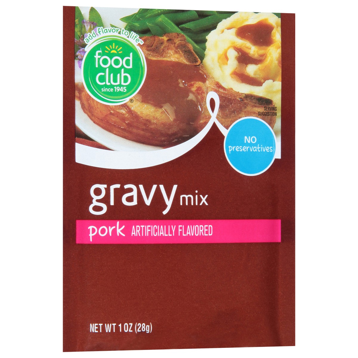 slide 11 of 11, Food Club Pork Gravy Mix 1 oz, 1 oz