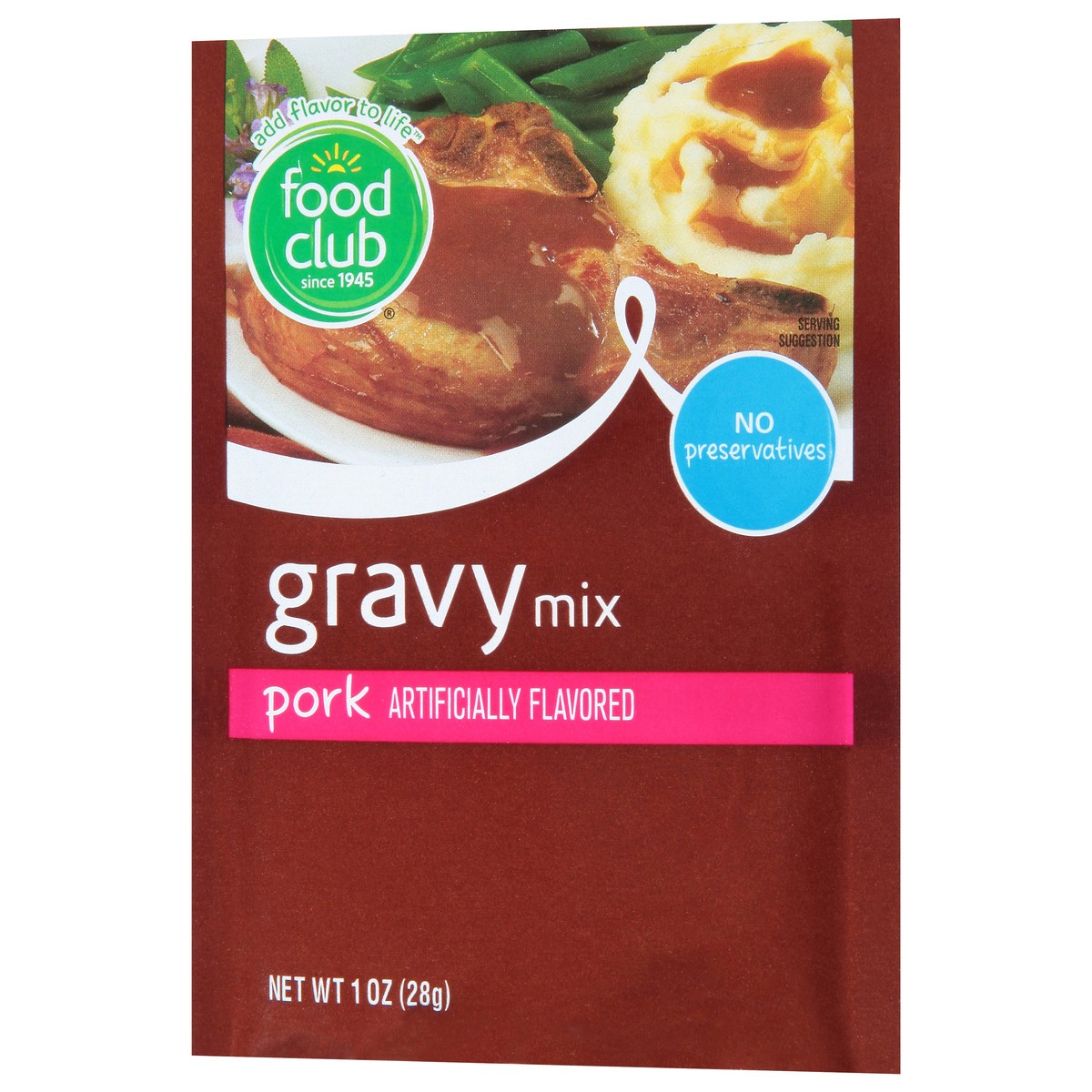 slide 6 of 11, Food Club Pork Gravy Mix 1 oz, 1 oz