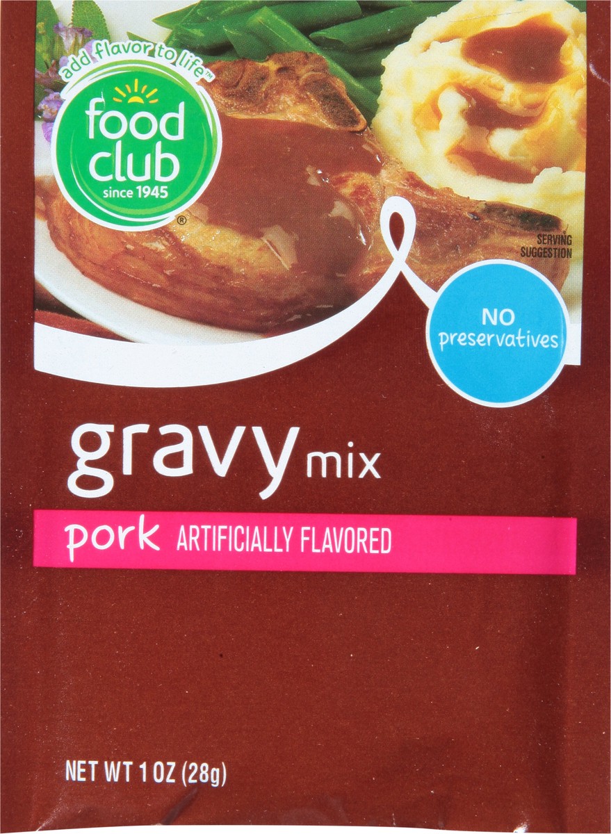 slide 5 of 11, Food Club Pork Gravy Mix 1 oz, 1 oz