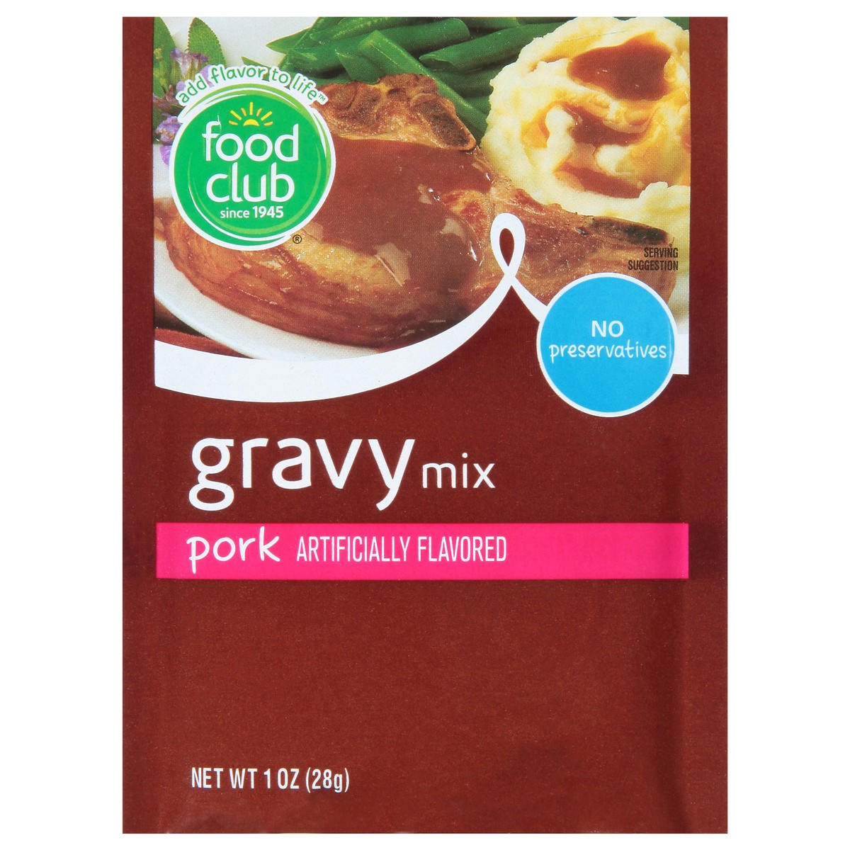 slide 10 of 11, Food Club Pork Gravy Mix 1 oz, 1 oz