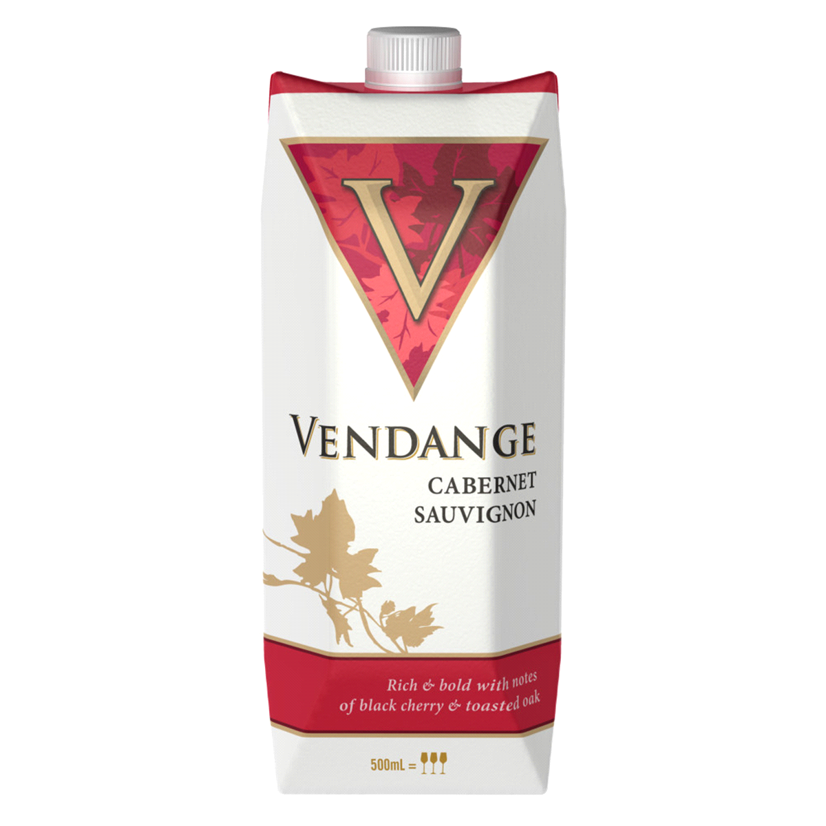 slide 1 of 9, Vendange Red Wine, 500 ml