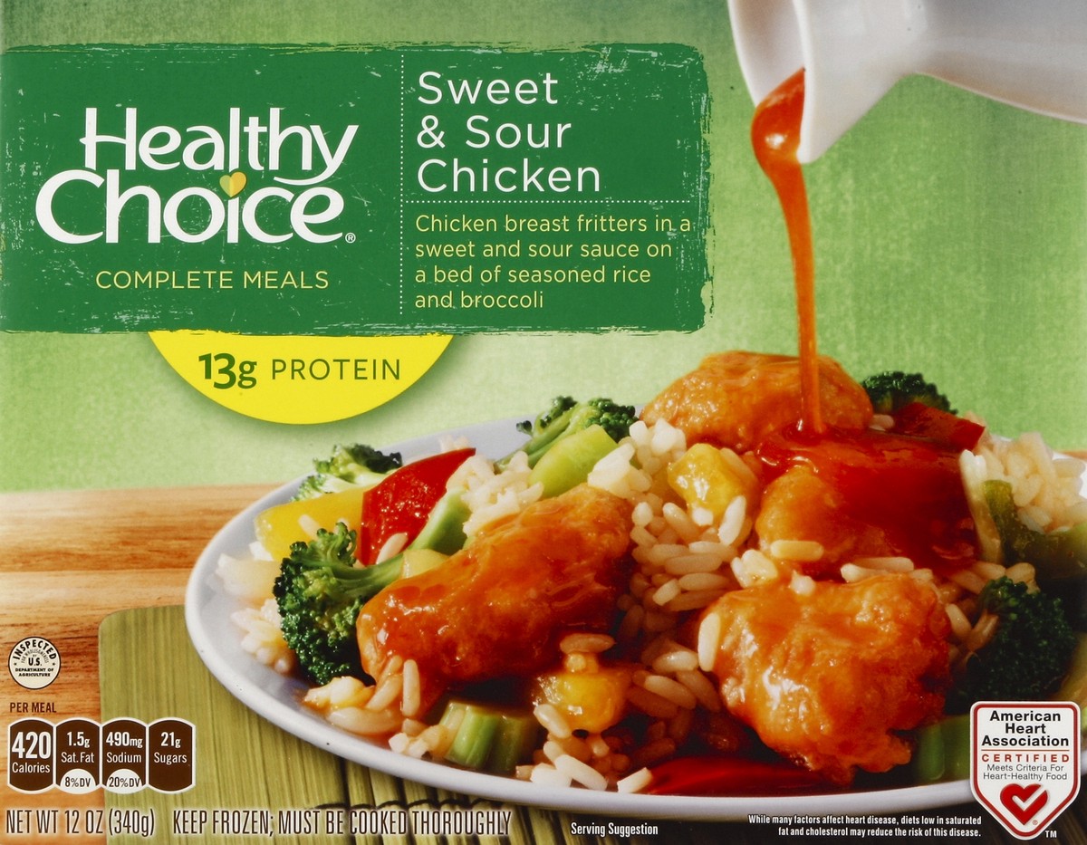 slide 4 of 4, Healthy Choice Sweet & Sour Chicken 12 oz, 12 oz