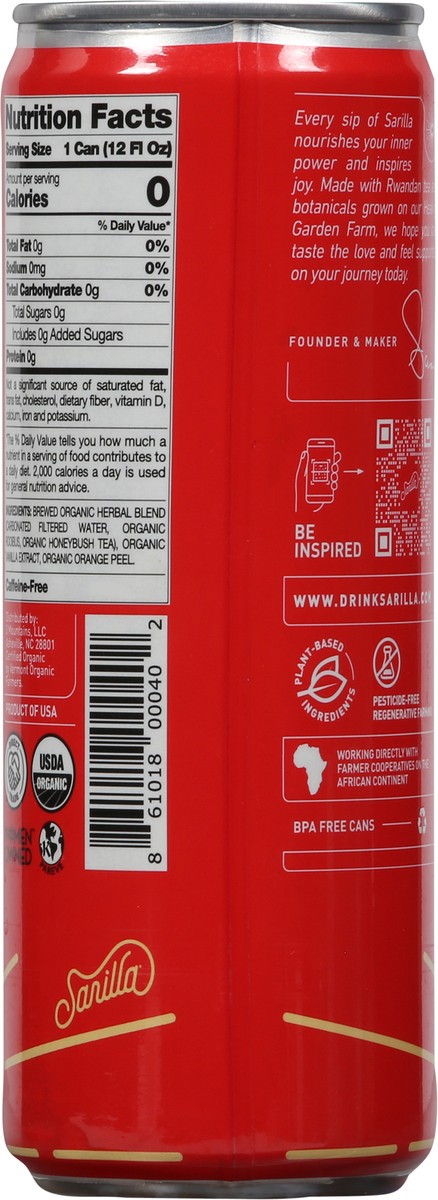 slide 6 of 14, Sarilla Unsweetened Sparkling Vanilla Rooibus Infusion Tea - 12 fl oz, 12 fl oz
