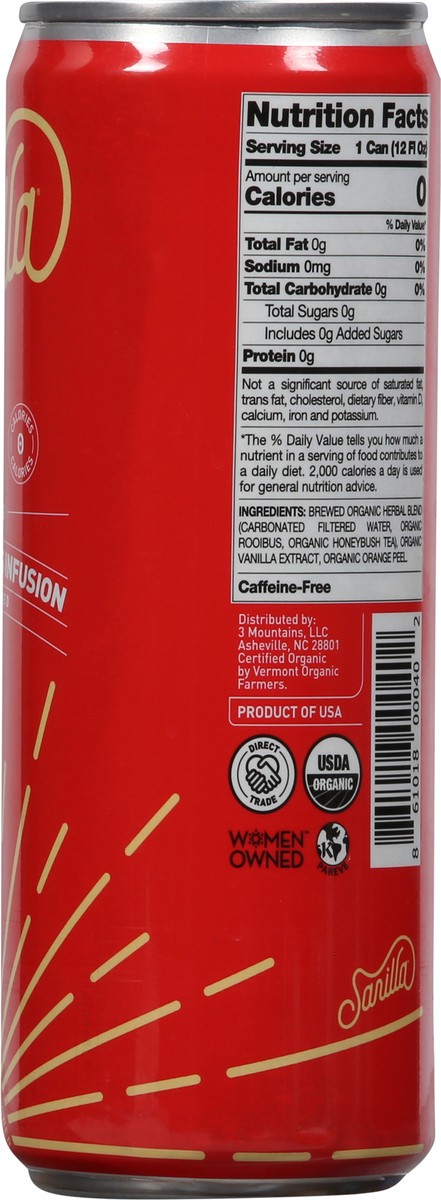 slide 5 of 14, Sarilla Unsweetened Sparkling Vanilla Rooibus Infusion Tea - 12 fl oz, 12 fl oz