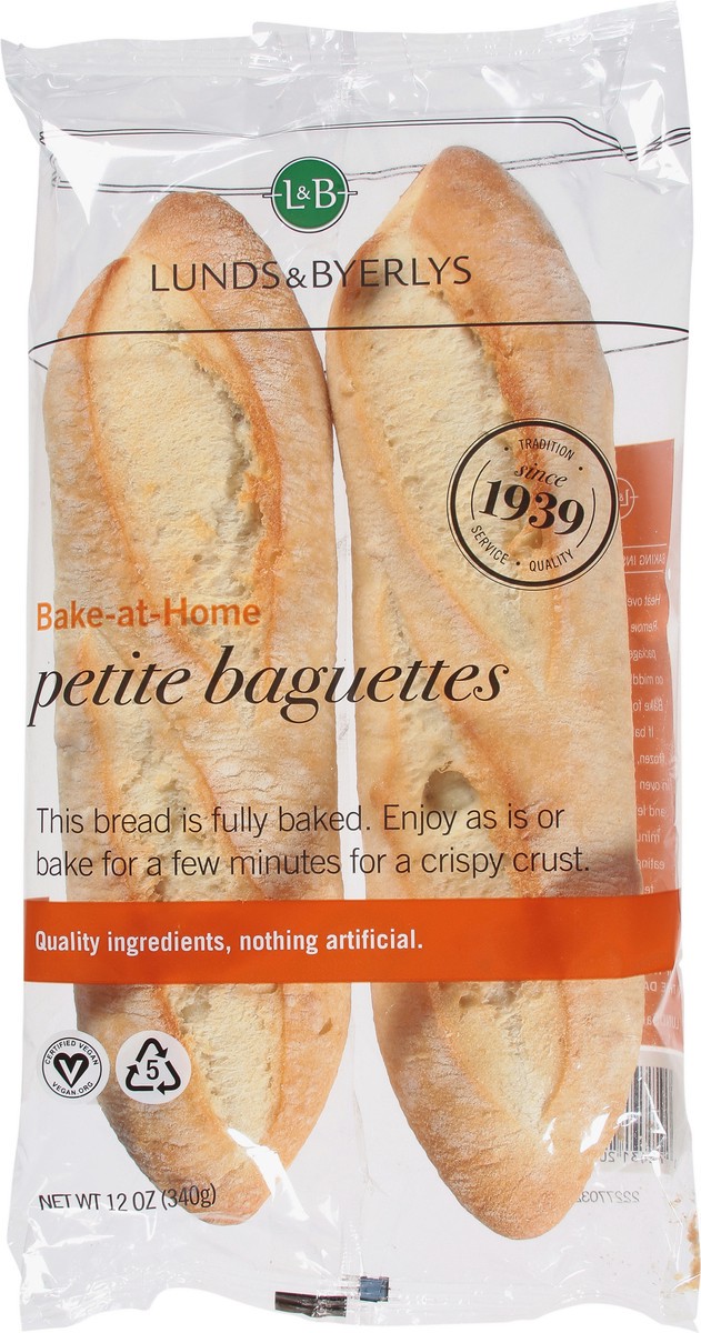 slide 4 of 13, Lunds & Byerlys Bake-at-Home Petite Baguettes Petite 12 oz, 12 oz
