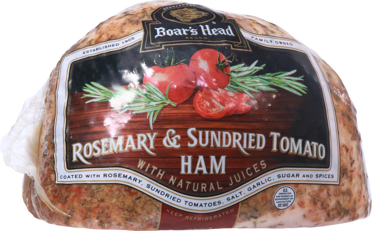 slide 10 of 12, Boar's Head Rosemary & Sundried Tomato Ham 1 ea, per lb