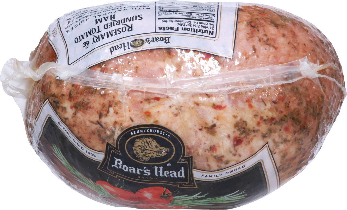slide 6 of 12, Boar's Head Rosemary & Sundried Tomato Ham 1 ea, per lb