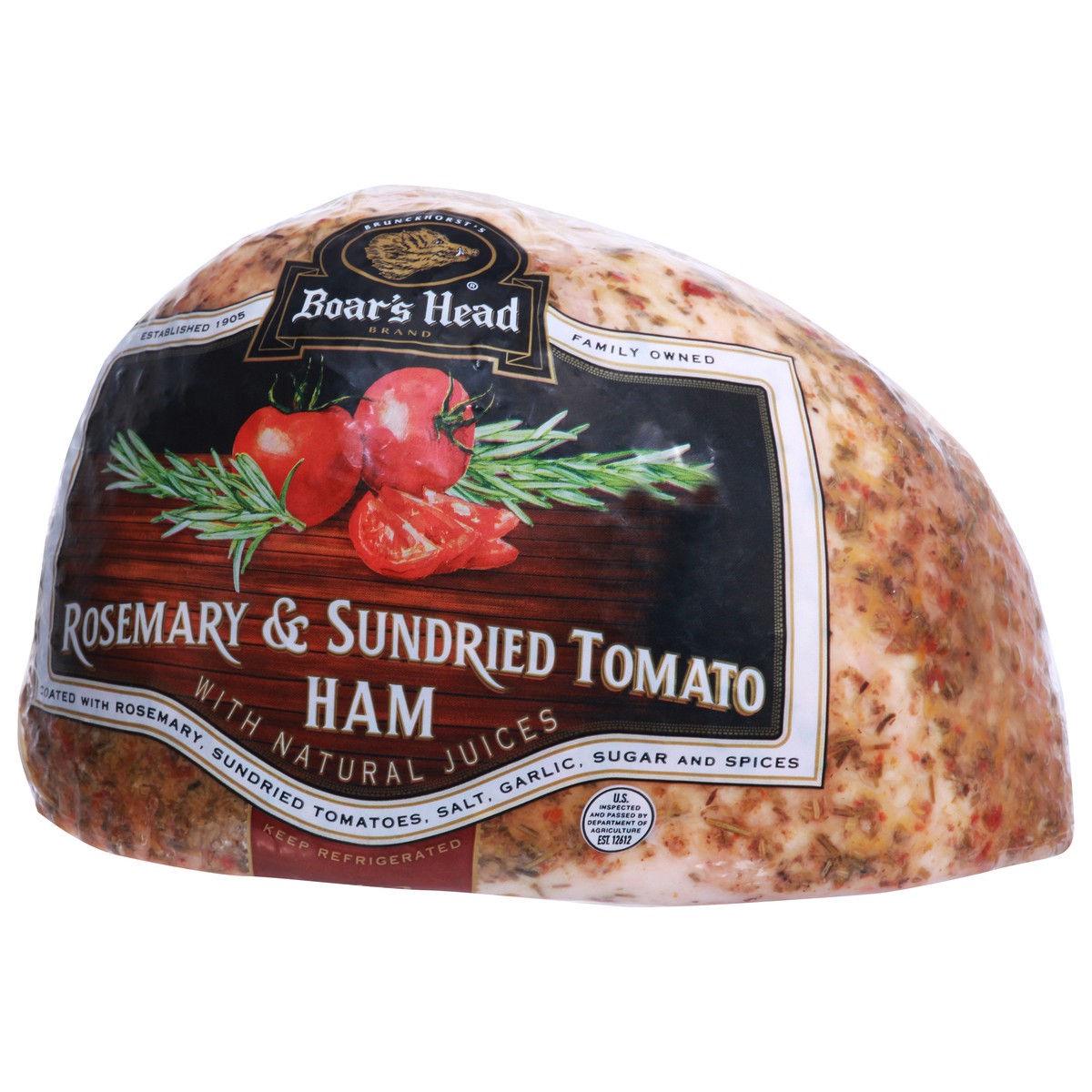 slide 3 of 12, Boar's Head Rosemary & Sundried Tomato Ham 1 ea, per lb