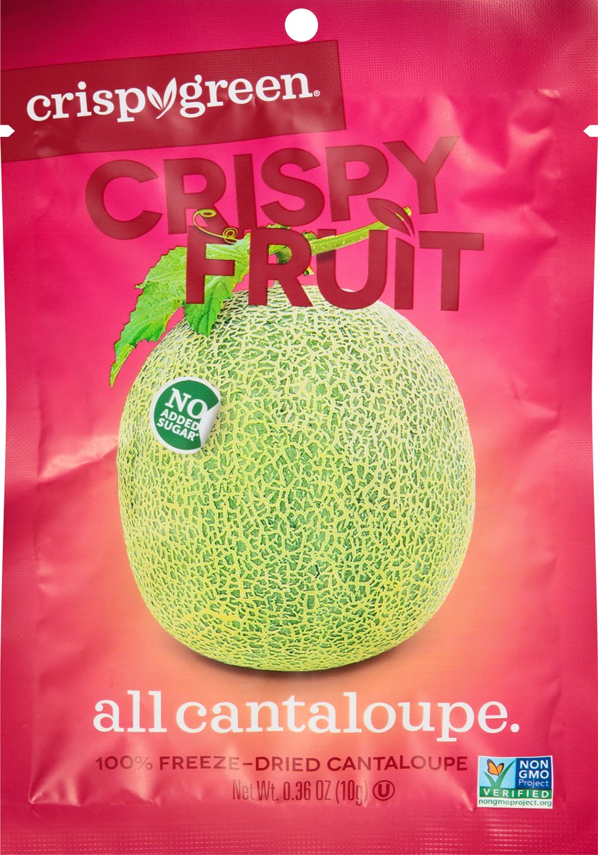 slide 8 of 12, Crispy Green All Cantaloupe Crispy Fruit 0.36 oz, 0.36 oz