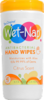 slide 1 of 1, Wet-Nap Citrus Antibacterial Hand Wipes, 40 ct