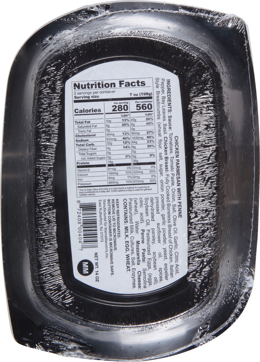 slide 5 of 9, MamaMancini's Mama Mancini's Chicken Parmesan with Penne 14 oz, 14 oz